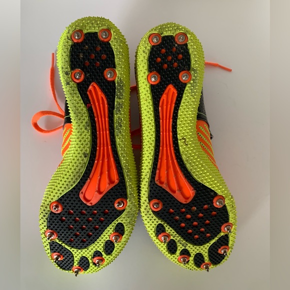 Saucony High Jumping Spikes Men 7.5/Women 9 Uplift Shoe Orange Black Wrench Tool main image 6